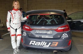 Az M-Sport legújabb, Rally3-as Ford Fiestáját tesztelhette Vogel Adrienn